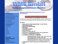 WMS - Werkzeugmaschinenservice website screenshot