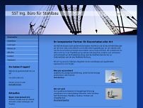 SST-Ingenieurbüro für Stahlbau website screenshot