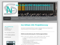 Ivo Silhak CNC Projektierung website screenshot