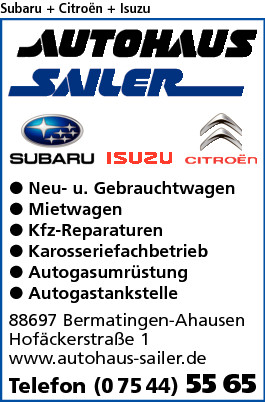 Bilder Autohaus Sailer GmbH & Co. KG