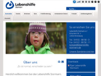 Lebenshilfe Stormarn website screenshot