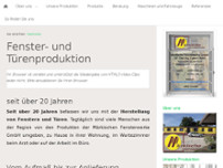 Screenshot for http://www.maerkischefensterwerke.de