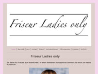 Friseur Ladies Only website screenshot