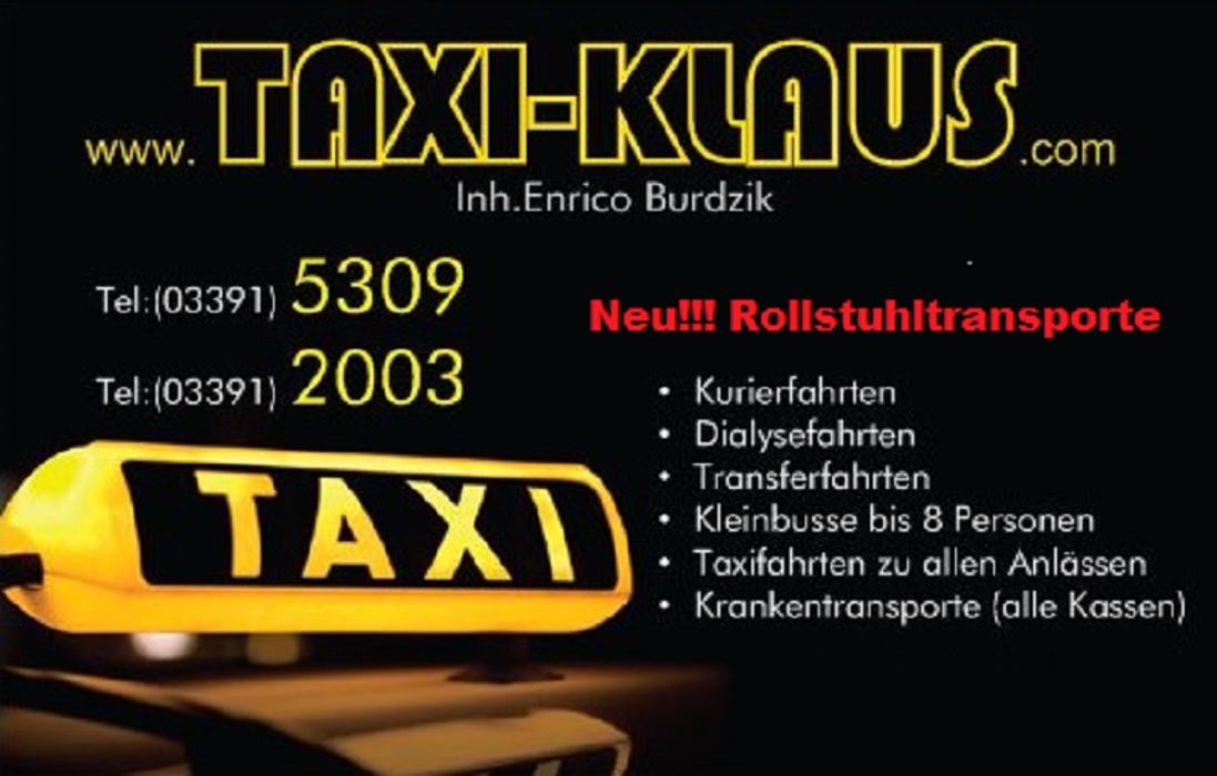 Bilder TAXI-KLAUS Inh.Enrico Burdzik