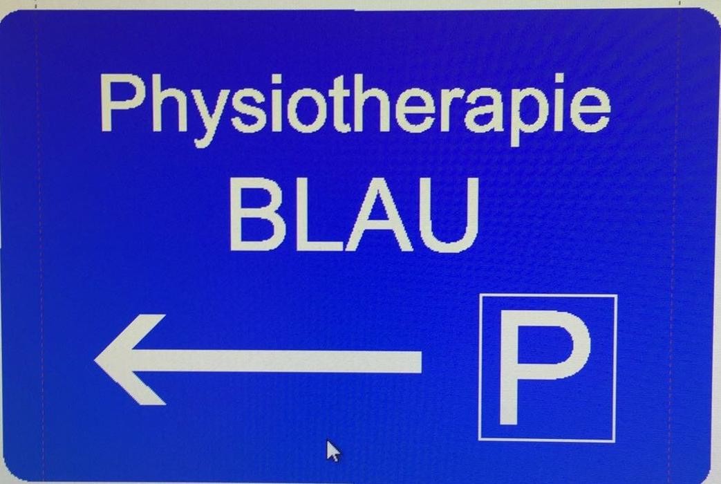 Physiotherapie Blau Logo