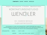 Kontaktlinsenstudio Wendler website screenshot