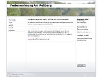 Ferienwohnung Am Roßberg website screenshot