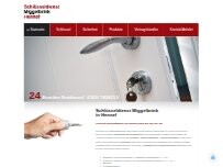 Website Screenshot Schlüsseldienst Miggelbrink in Hennef, Siegburg und Umgebung