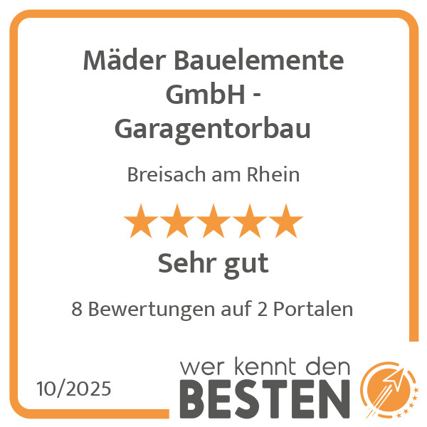 Bilder Mäder Bauelemente GmbH - Garagentorbau