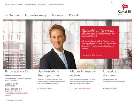 Bilder Swiss Life Select - Reinhold Tattermusch