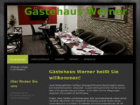 Gästehaus Werner website screenshot