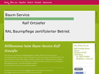 Baumservice Ralf Ortsiefer website screenshot