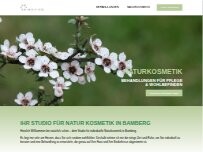 Website Screenshot natürlich schön - Studio für individuelle Naturkosmetik
