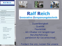 Ralf Reich Innovative Zerspanungstechnik website screenshot