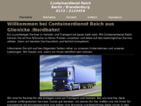 Containerdienst Reich website screenshot