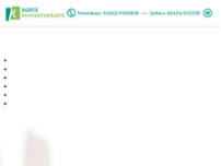 Korte Physiotherapie website screenshot