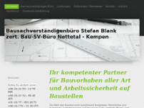 Bau-SV-Büro Nettetal-Kempen Bausachverständiger Stefan Blank website screenshot