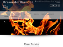 Brennstoffhandel Uls website screenshot