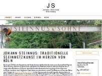 Website Screenshot Johann Steinnus Steinmetz