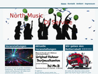 North Music DJ Service website screenshot