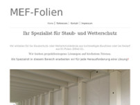 MEF-Folien Cufurovic website screenshot