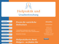 Naturheilpraxis Berit Helgers website screenshot