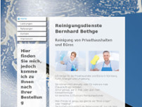Reinigungsdienste Bernhard Bethge website screenshot