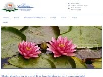 Website Screenshot Naturheilpraxis Leonore Zimmermann