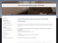 Psychotherapeutische Praxis Schmenk website screenshot