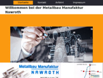 Metallbau Manufaktur Nawroth website screenshot