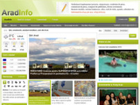 arad info website screenshot
