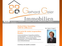 Gerhard Geier Immobilien website screenshot