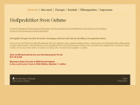 Heilpraktiker Sven Oehme website screenshot