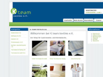 K team textiles e.K. website screenshot