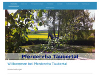 Screenshot for http://www.pferdereha-taubertal.de/