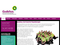 Gudehus. Die Praxis für Physiotherapie, Prävention und Gesundheitsförderung GmbH website screenshot