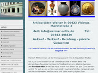 Antiquitäten-Walter website screenshot