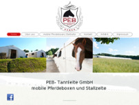 PEB- Tannleite GmbH website screenshot