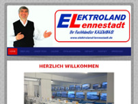 Elektroland Lennestadt NK Elektrohandel GmbH website screenshot