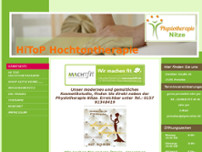 Physiotherapie Nitze website screenshot