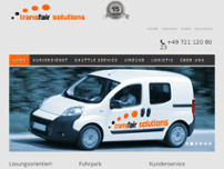 Transfair + Logistic Solutions GmbH website screenshot