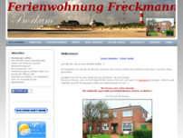 Ferienwohnung Freckmann website screenshot
