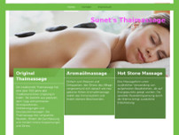 Sunet's Thaimassage website screenshot