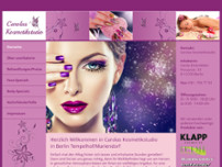 Das besondere Kosmetikerlebnis website screenshot