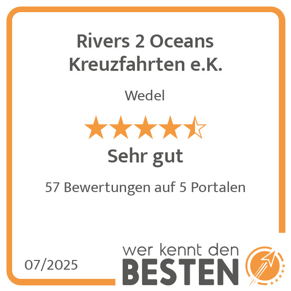 Bilder Rivers 2 Oceans Kreuzfahrten e.K.