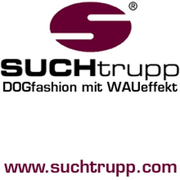 SUCHtrupp - Trendaccessoires für Hunde (Hundehalsbänder, Hundeleinen) Logo