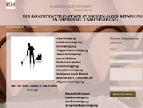 K+ H Dienstleistungen website screenshot