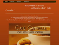 Cafe Cannelle website screenshot