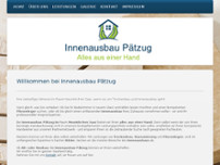 Innenausbau Pätzug website screenshot