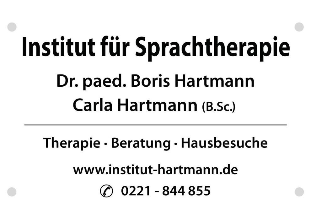 Bilder Institut für Sprachtherapie Dr. paed. Boris Hartmann (dbs) Carla Hartmann (B.Sc.)